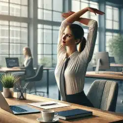 Relieve tension and boost energy with simple Desk Yoga Stretches. Stay productive, improve posture, and reduce stress with easy moves you can do at work.